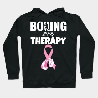 Boxing Is My Therapy Hoodie